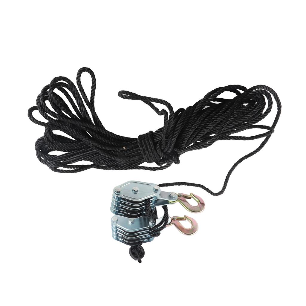 Система канатных подъемных шкивов 4400 фунтов 8:1-позиционный подъемный механизм повышенной грузоподъемности для подъема тяжелых предметов.