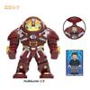 Большие минифигурки Mark 44 Hulkbuster Lego Ironman, супергерои, детские строительные блоки, игрушки MOC