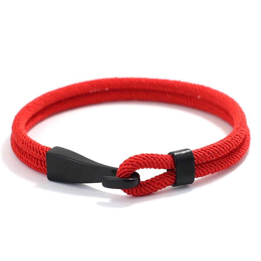 Double Milanese Rope Bracelet Men Black Easy Hook Braclet Wristlet Jewelry Male Armband Accessories Gift Pulseira