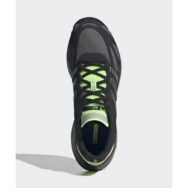 adidas Кроссовки унисекс Adizero Aruku Черный Сигнальный Зеленый Core-Black Grey-Four JQ8207