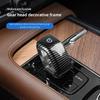Car Badge Knob Handle Cover Gear Head Shift Emblem Stickers Decoration Decal  For Volvo XC90 560/XC60 S60 V60 XC40 S90 V90 590