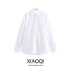 Fashion Style 2024 Autumn New Women's Clothing Stylish Bowknot Decoration Loose Long Sleeves Shirt 8441002