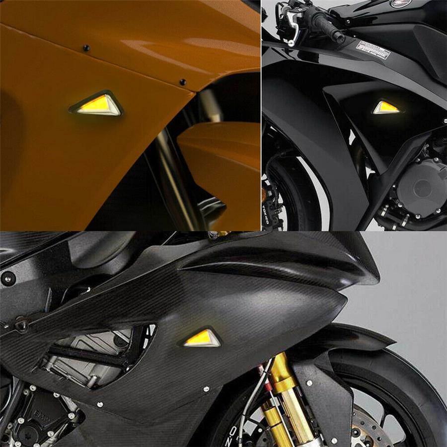 2 пары мотоциклетных светодиодных ДХО, указателей поворота, стоп-сигналов для Yamaha Honda