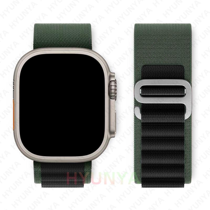 Альпийский ремешок для Apple Watch Band Series 10 9 8 7 SE Ultra 2 41мм 42мм 45мм 46мм 49мм 40мм 44мм IWatch Correa Ремешок Браслет