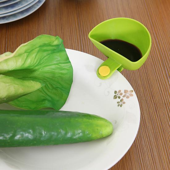 2 шт., тип зажима, блюдо для макания, пищевая пластиковая полукруглая заправка для салата, приправа, приправа, миска для соуса, контейнер, держатель, коробка, кухонные принадлежности