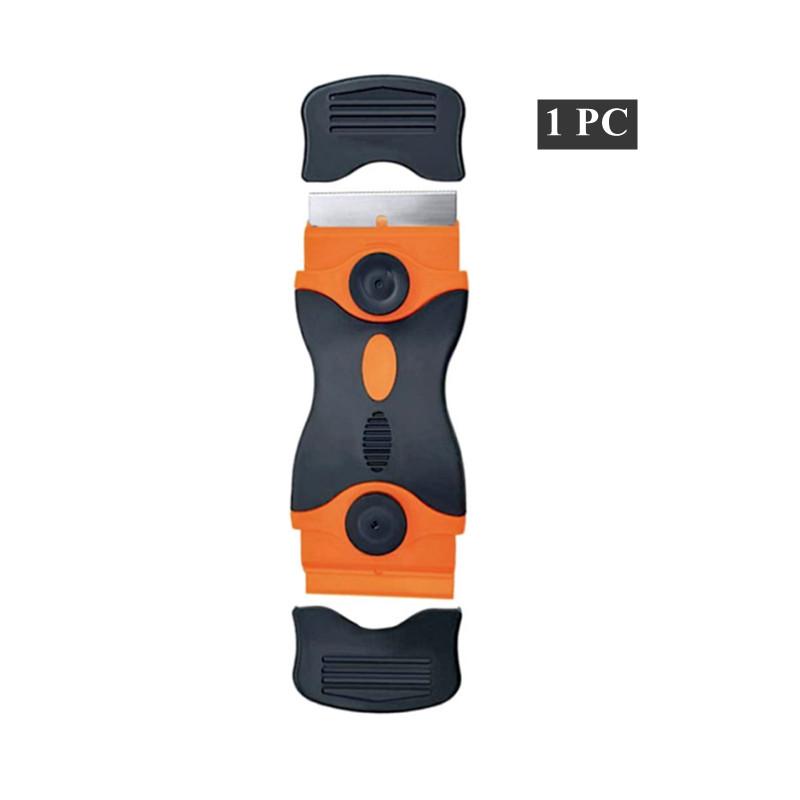 Double-Sided Scrape Razor Blade Auto Film Sticker Glue Ice Remover Razor Gap Glass Kitchen Car Cleaner Squeegee Knife