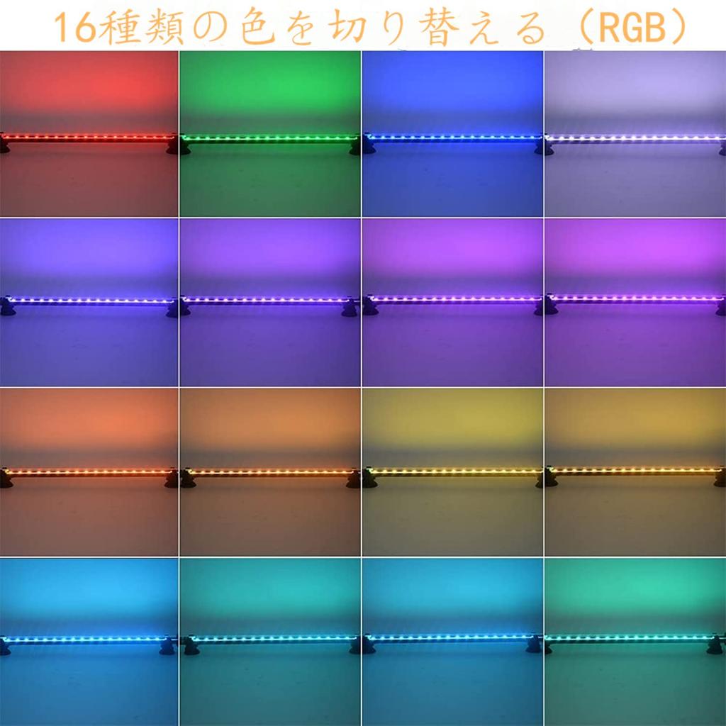 Etelux 12 светодиодных ламп для аквариума, 31 см, сине-белое RGB-освещение для аквариума, тропические рыбы, декоративные рыбы, разведение водных растений, длительный срок службы, энергосбережение