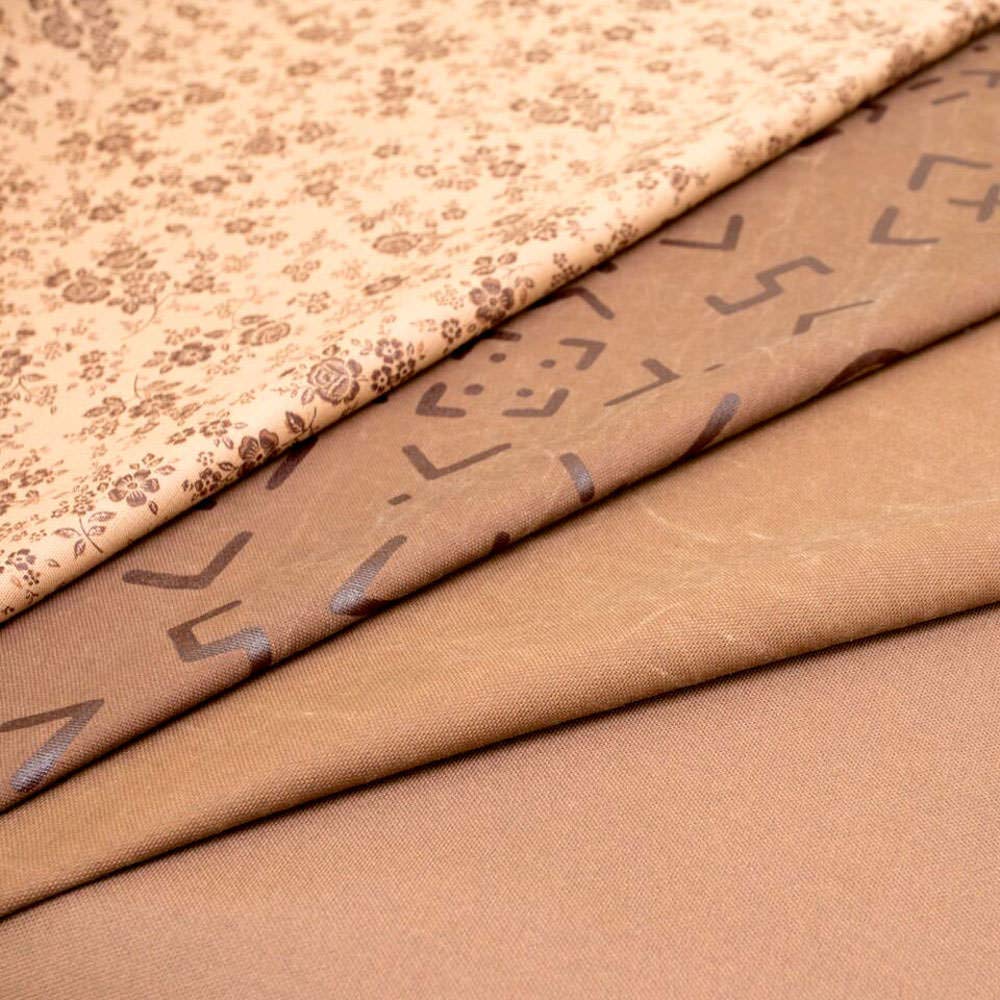 Хлопок с принтом, окрашенный танином хурмы, Сделано в Подходит для трафаретной печати Liberty Slub Принадлежности для рукоделия [creare Kiki] Ткань, Япония, Кимоно, Окрашенный, Печать,