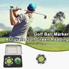 Golf Green Reader с зажимом для шляпы. Высокоточный компактный размер. Портативный пузырьковый уровень. Пособие для чтения гольфа.