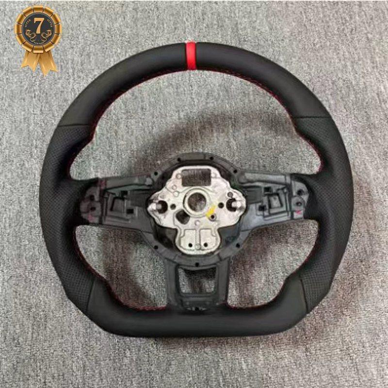 For Volkswagen Golf MK 7 7.5 GTI GTD GTE R Polo Customize RLine Sports Steering Wheel Half Leather Alcantara Multi-color
