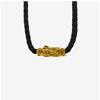 Versace Medusa Charm Braid Leather Necklace 1021598 1a00637 1b460