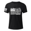 Мужские футболки с изображением Дня независимости США, футболки с графикой и коротким рукавом, американская патриотическая винтажная футболка