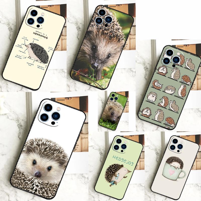 Чехол «Ежик» для iPhone 15 14 13 12 11 Pro Max X XR XS 7 8 Plus SE 2022 12 13 Мини-бампер