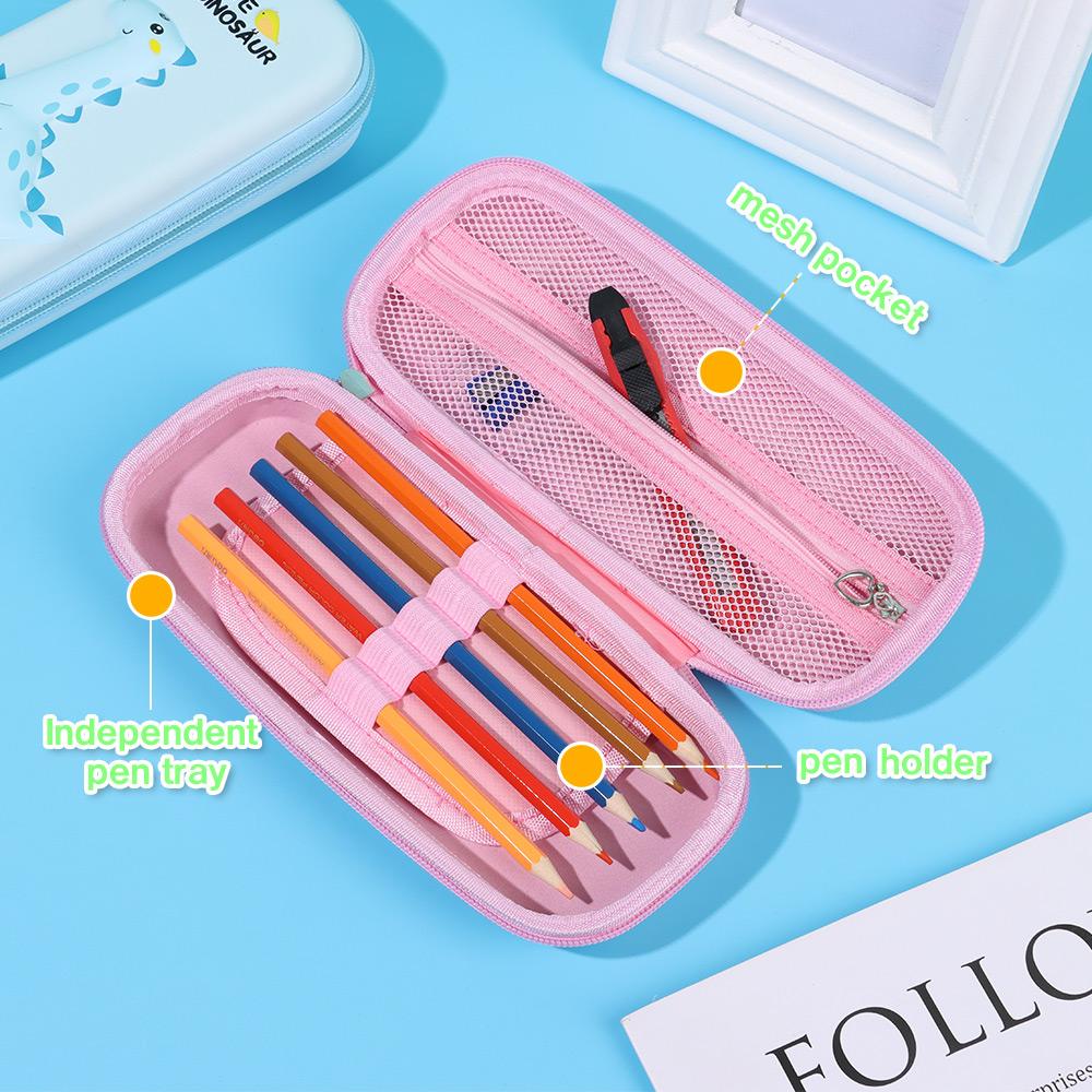 Gift for School Kids Stress Relief Squeeze Toy Push Bubble 3D Pencil Case Fidget Toys Cartoon