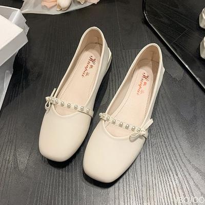 Модные женские весенне-осенние туфли с квадратным носком, с неглубоким вырезом, на толстом каблуке, повседневные, универсальные, простые, удобные, для ежедневной носки