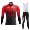 Long-sleeved Autumn Breathable Cycling Suit,  Tour De France Long-sleeved Suit, Sweat-wicking and Breathable Tour De France Cycling Suit