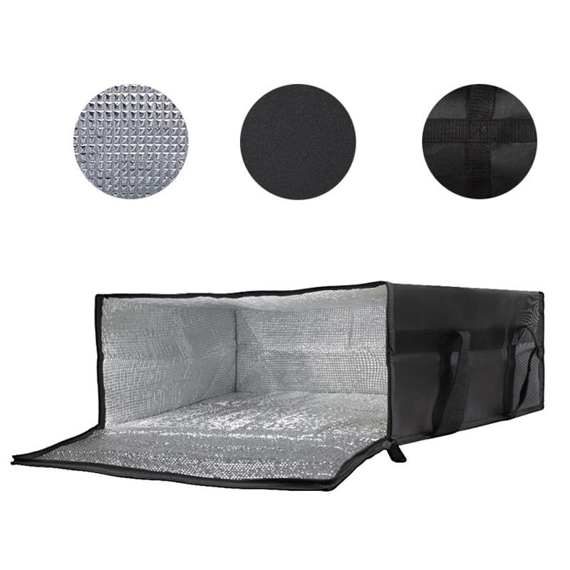 Сумка для доставки пиццы, водонепроницаемая, многоразовая, с термоизоляцией для горячего и холодного, сумка для хранения продуктов, для пикника, портативная