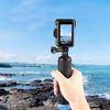 Для DJI Osmo Action 5 Pro / 4 / 3 PULUZ Вертикальная пластиковая защитная рама-клетка с креплением для аксессуаров (холодный башмак) (черный)