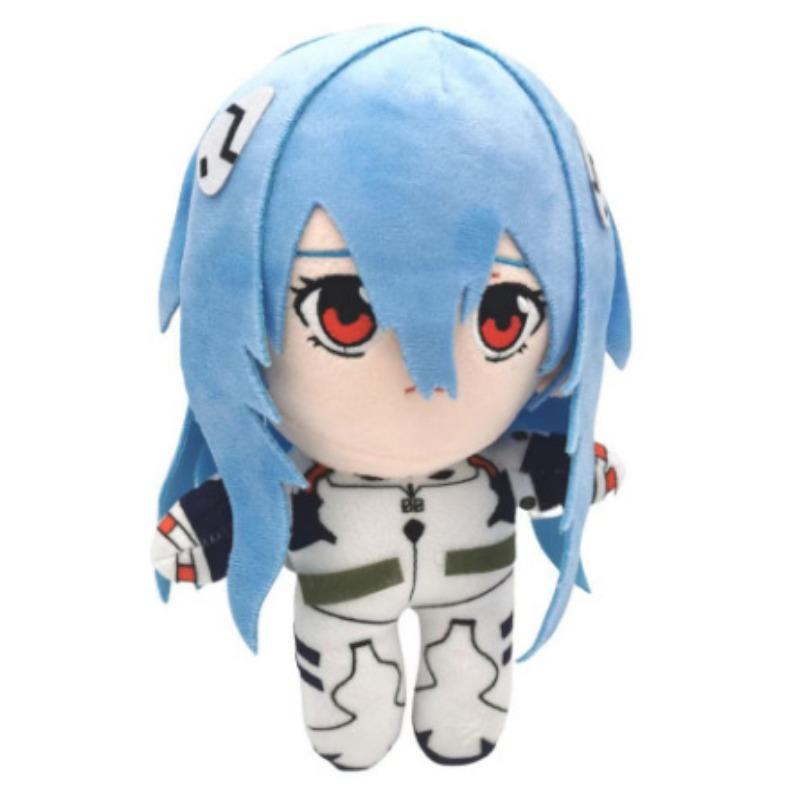 Ayanami Rei Plush Asuka Langley Soryu Rei Plush Stuffed Ray Японское аниме Kawaii Милые мультяшные игрушки Куклы Кровать Подарок