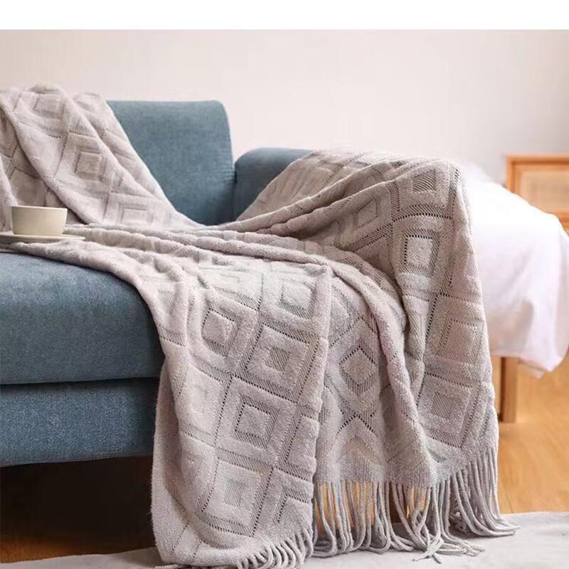 Duoshu Jacquard Knitted Throw Blanket