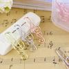 For Table 10Pcs/Set Paper Clips Colorful Smooth Music Symbol Shape Durable Rust Resistant Ticket Pins