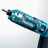 Makita Малый аккумуляторный ударный гайковерт с алюминиевым корпусом TD022DSHXO 7.2V1.5Ah, зарядное устройство,