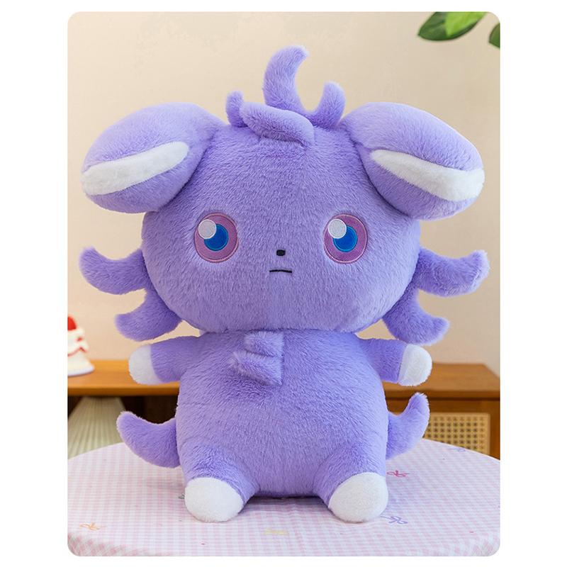 40-80cm Vulpix Espurr Plush Toys Large Cartoon Plushie Anime Birthday Pillow Doll Stuffed Gift for Kids Xmas