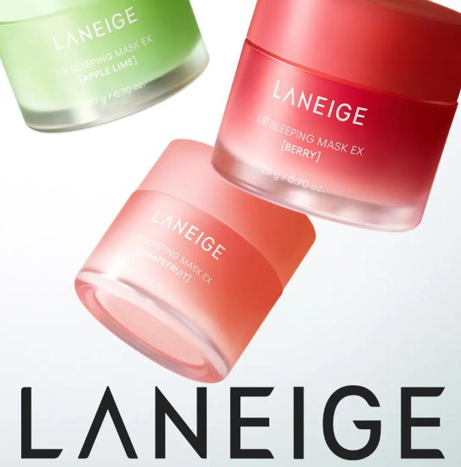 LANEIGE Ночная маска для губ 20 г – Увлажняющий ночной бальзам для губ в 11 вкусах