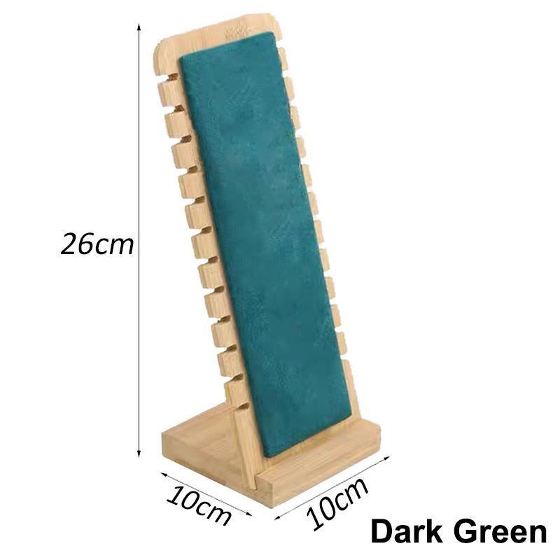 Новая мода бамбуковые ювелирные изделия ожерелье органайзер для ювелирных изделий деревянный мульти кулон полка рамка для дисплея