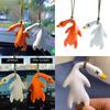 Set of 2 Realistic Roast Duck Keychain with Temperature Sensitive Color Fashion Bag Pendant for Key and Bag Decorating