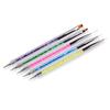 5pcs/Set Nail Art Dual End Acrylic Brush Kit Carving Brush Dotting Pen Manicure Tool