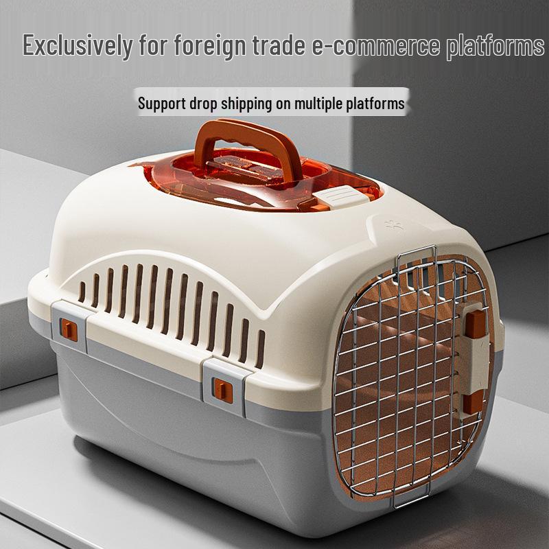 Portable Cat Travel Carrier with Skylight