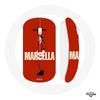 Wireless Mouse - MANIACASE - Marseille - Red - USB Wifi Dongle - Compatible Mac and PC