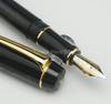 Kaigelu 316 Классическая Черно-Золотая Мраморная Целлулоидная Перьевая Ручка 22KGP Тонкое Перо Зеленый Узор Фантом Для Письма Подарочная Ручка
