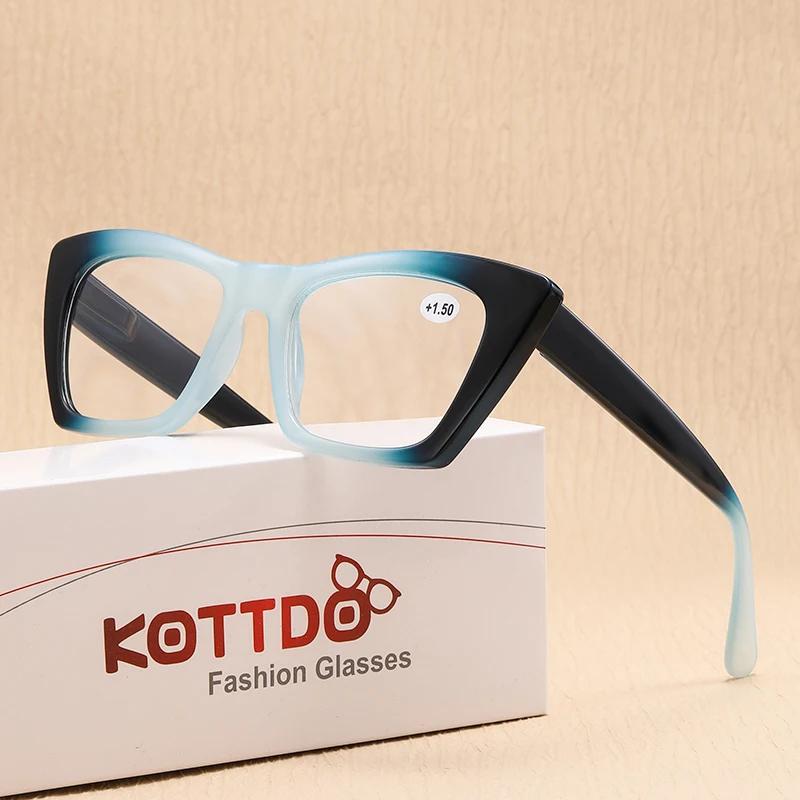 Модные градиентные квадратные очки для чтения для женщин, винтажные фиолетовые, при дальнозоркости, мужские очки для пресбиопии, очки для защиты от синего света