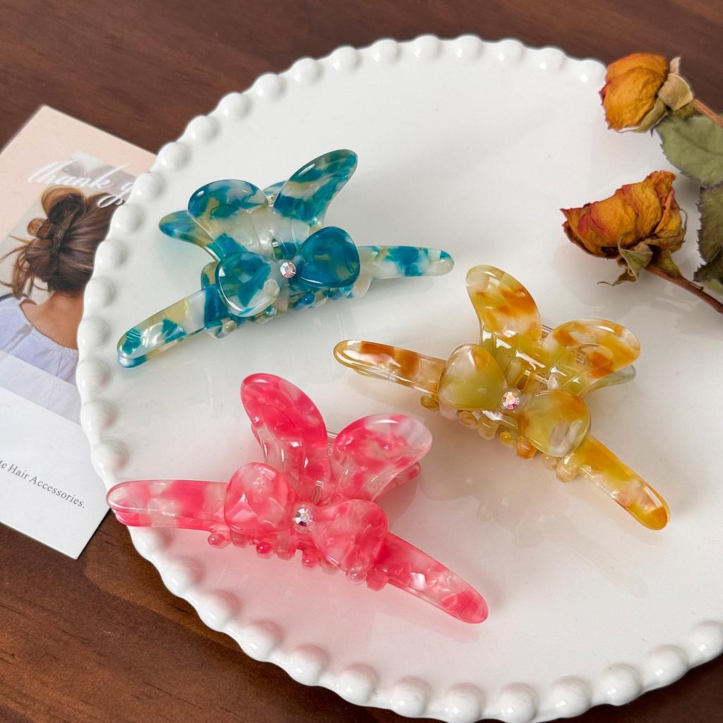 Очаровательная заколка для волос в корейском стиле с кроличьими ушками и сверкающими стразами разных цветов