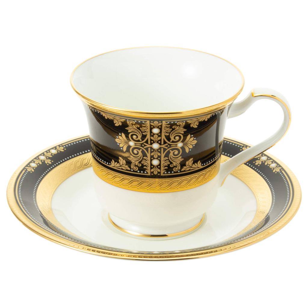 Noritake Американская чашка с блюдцем Evening Bone & Saucer, 220 мл, Majesty, Фарфор, T59589/4818