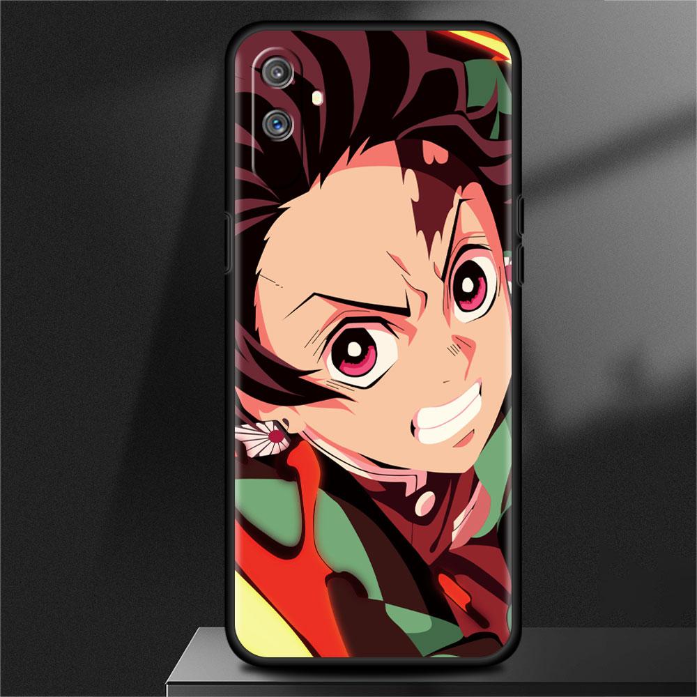 Чехол для Oppo Realme 8 C21Y 8i GT Neo 2 3 C21 7 9 Pro 6 C35 C20 Master C15 C12 C11, силиконовый чехол для телефона Demon Slayer Anime Funda