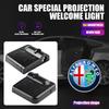 CYYPT1 1/2pcs Door LED Light Welcome Lamp Wireless Laser Projector Accessories For Alfa Romeo Giulia Stelvio MiTo Giulietta Tonale ALFA