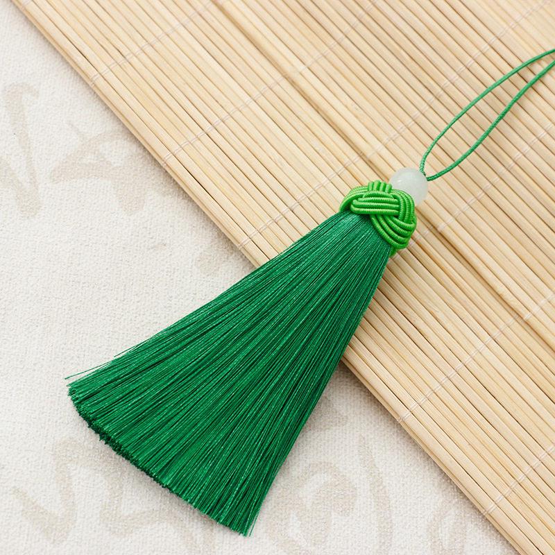 10cm Thick Pineapple Tassel Ornament with Bead Pendant - Ancient Style Decorative Hanging for Curtains and Fans, Gift Box Included