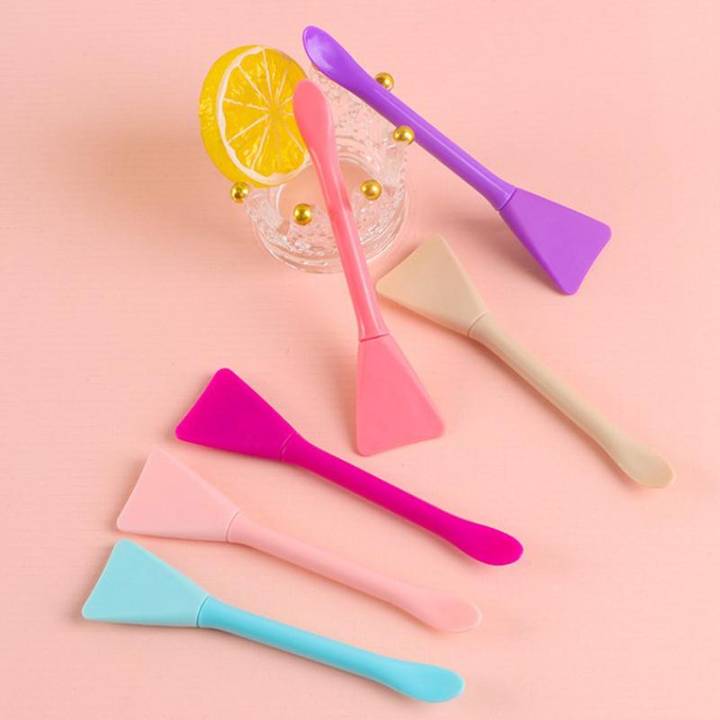Стик для лица Кисть для лица DIY Шпатель DIY Кисть для маски Безопасная Удобная Силиконовая палочка для смешивания масок Для ухода за кожей девочек