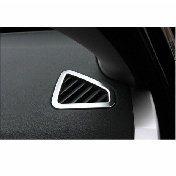 For BMW X5 X6 F15 F16 2014-2018 ABS Silver trument L&R Air Outlet Vent Trim