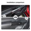 2pcs Interior Door Handle Trim Cover Frame for Ford Mustang 2015+ Carbon Fiber