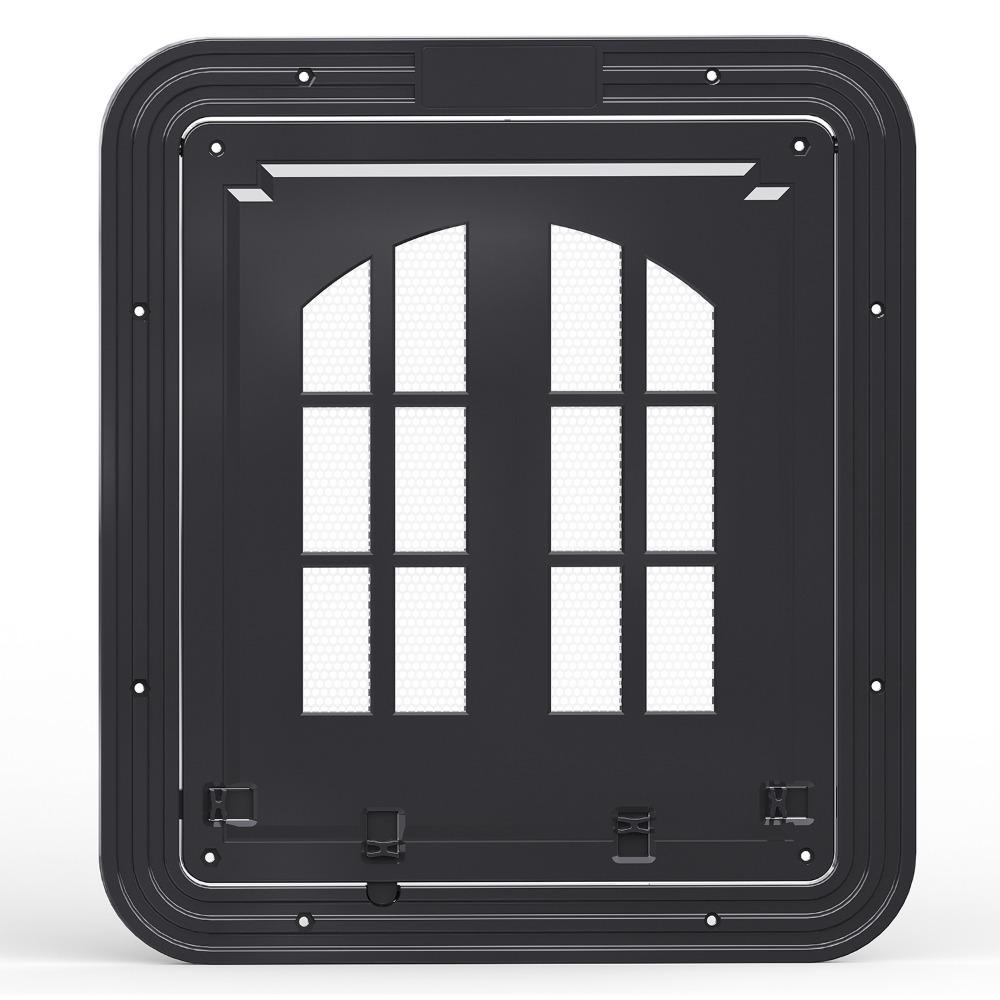 Self-Closing Pet Lockable Screen Door Reinforced Cat Door Hole Dog Screen Door House Accessories