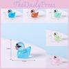 Adorable Resin Miniature Duck Figurine With Glow In The Dark Sunglasses For Garden Decor