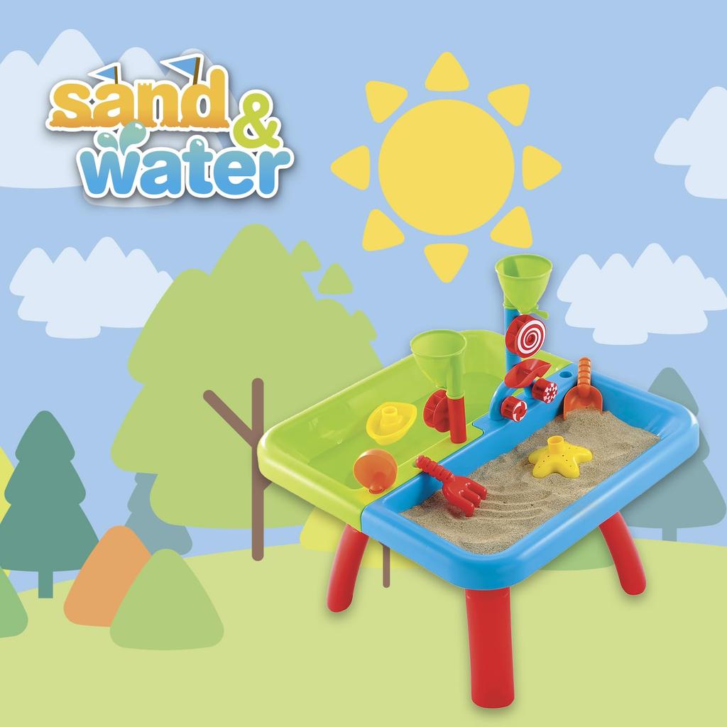 Стол для песка и воды Early Learning Centre с крышкой, Идеально подходит для игр с песком и водой, 141656, Оригинал