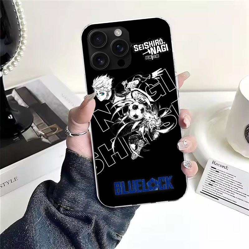 Blue Lock Наги Сэйсиро Мягкий чехол для телефона для IPhone 11 17 Air 16E 16 Pro Max 15 + 14 Plus 13 Mini 12 Apple 7 SE 8 Fundas Coque 11