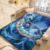 Japan Pokémon Gyarados Print Carpet for Living Room Bedroom Kid's Room Home Decor Area Rug Sofa Cloakroom Play Mat for Gifts