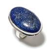 Лазурит Драгоценный камень 925 Стерлинговое серебро Подарок Ювелирное изделие Кольцо Размер 6