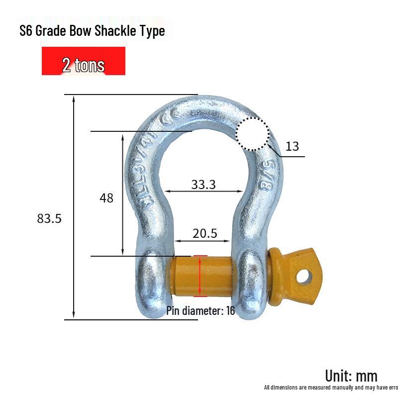 Juli S6 Power-Multiplying High-Strength Lifting Shackle Connector